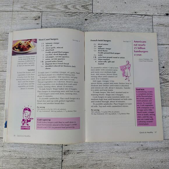 Quick & Healthy 33 Speedy Weekday Meals Cookbook booklet 1996 October VERY GOOD - Picture 11 of 14